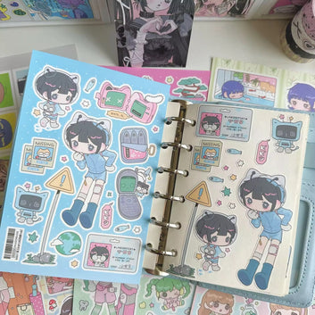 Sweet Shibuya Girl Series korean Sticker Sheet