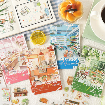 Delicious Time Series sticker book