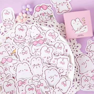 Cute Rabbit Kawaii Sticker Box