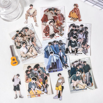 The Fluttering of Young Man Series Character Sticker