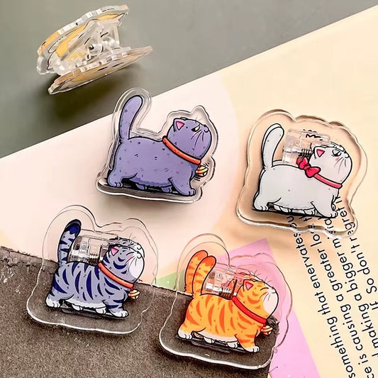 Cute Cat Shape Acrylic Clips