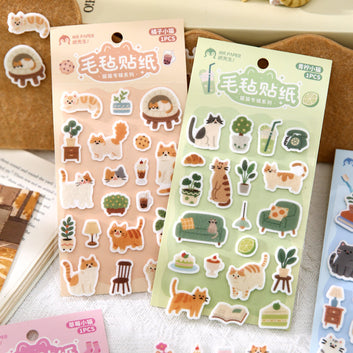 Cute kitty Album Series Sticker Sheet