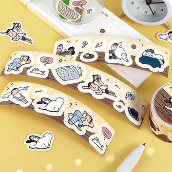 Synthetic paper die-cutting tape