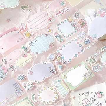 Star Sweet Dream House Series Die Cutting Writing Paper Tape
