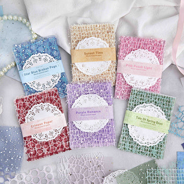 Romantic Pattern Series Material Paper