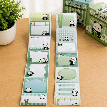Cute Panda Sticky Notes Collection