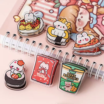 Cartoon food Acrylic Clip