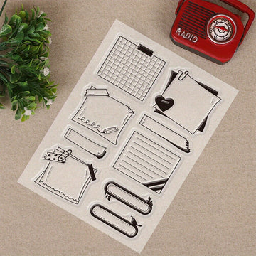 Scrapbooking Photo Album Series Clear Stamp