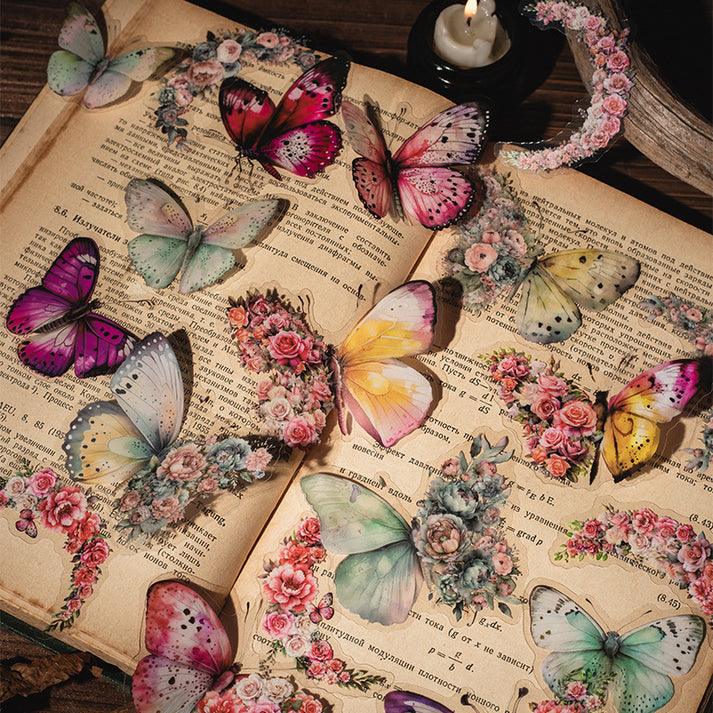 Starmoon Butterfly Series Decorative Stickers - Journal Carnival
