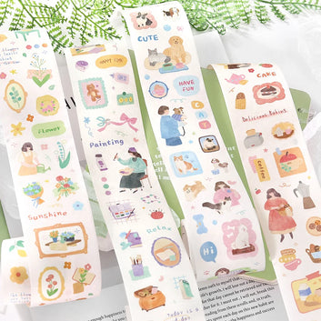 Our Daily Life Series Girl Character Tape
