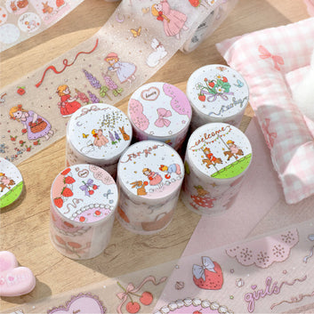 Sweet Box Series Die Cutting Flash PET Tape