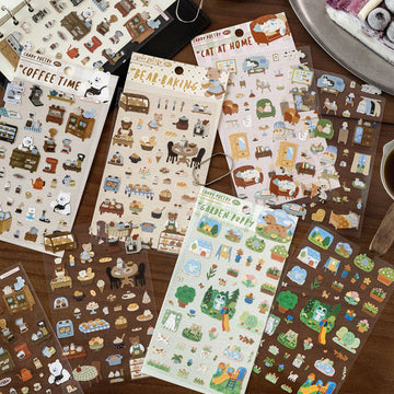 Time Flies Series Sticker Sheets