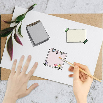 Label Frame Silicone Stamp