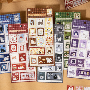 Sweetie Cat Stamps Series Sticker Sheets