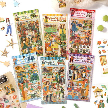 Floating World Splendor Mirror Series Sticker Sheets