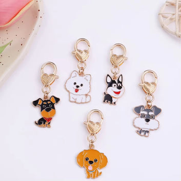 Mini Dog Themed Keychain