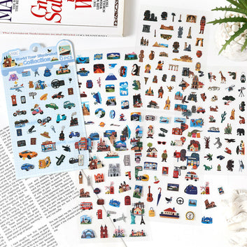 All Things Collections series sticker Sheets