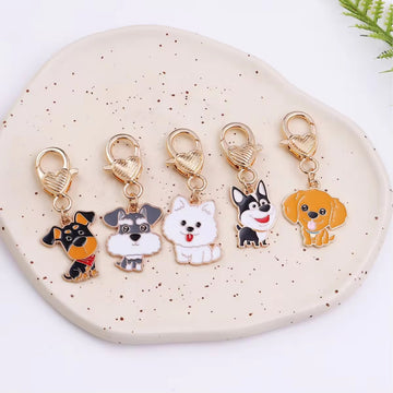 Mini Dog Themed Keychain