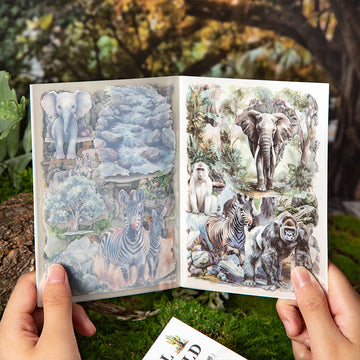 The World Of Animals Series Sticker Book