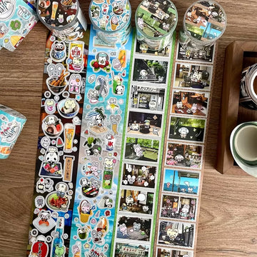 Cute Animal cut out Sticker Tapes