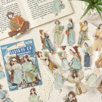 Comfortable Life Series Girl sticker