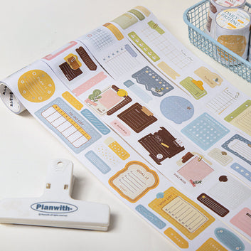 Daily Writing Series Die Cutting Writing Paper Tape