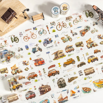 Along the Way Series Die Cutting PET Tape