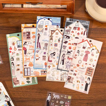 Endless Galaxy Creative Character Daily Life Sticker Sheets