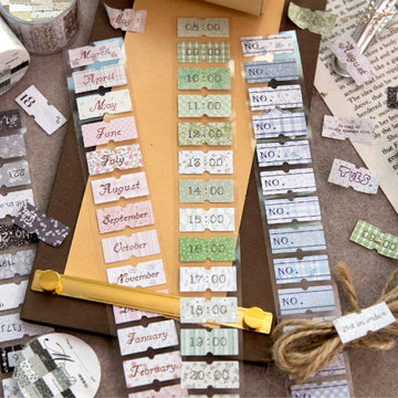 Picnic Day Memorandum Series Die Cutting Writing Paper Tape