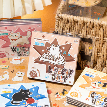 Cat Diary Series Sticker Book