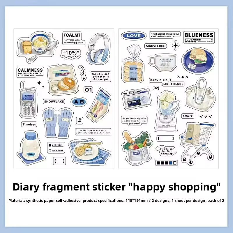 Fragment Design Sticker Journal Fragment Series Sticker Sheets