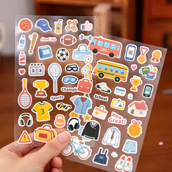 School Day Series Sticker Sheet