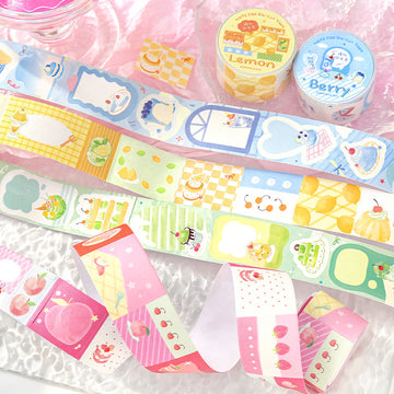 Plant Diary Notes Series Die Cutting Flash Washi Tape
