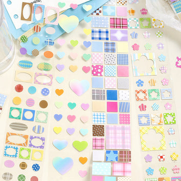 Colorful Classification Series Die Cutting Self-adhesive Tape
