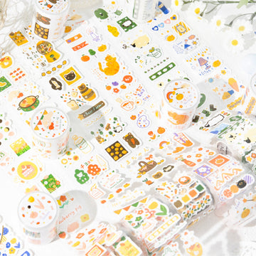 Lamb ranch Series Die Cutting Flash Self-adhesive Tape