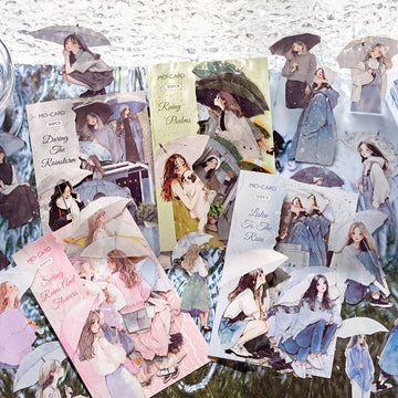 Rain Overture Series Scrapbook stickers