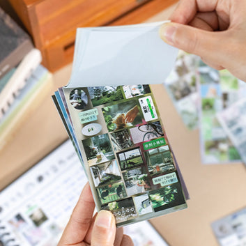 Japanese Style Die Cut Sticker Book