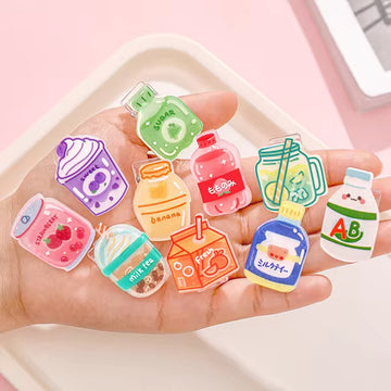 Beverage Series One sided Acrylic Clips