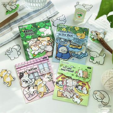 Cute Pet Life Handbook Series Sticker