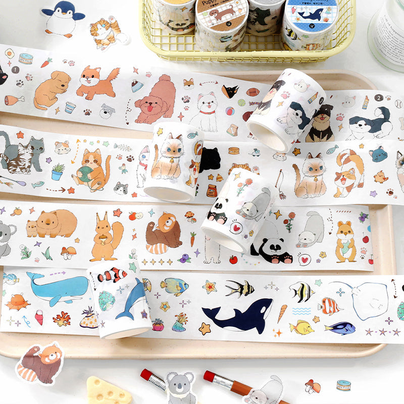 Cute Party Series Die Cutting Washi Tape