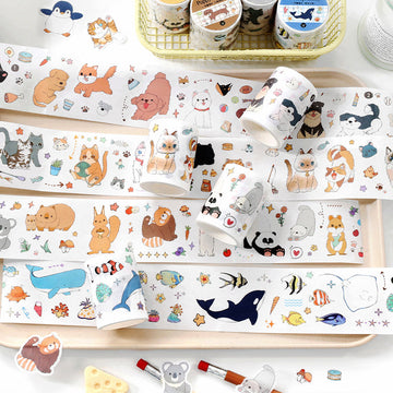 Cute Party Series Die Cutting Washi Tape