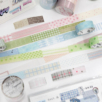 Fabric Fragment Series Washi Tape Set