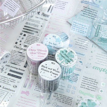 Frosty Love Series Die Cutting PET Tape