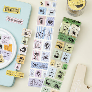 Light Sweet Life Series Die Cutting Writing Paper Tape