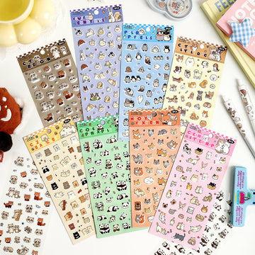 Cute Pet Love Series Sticker Sheet
