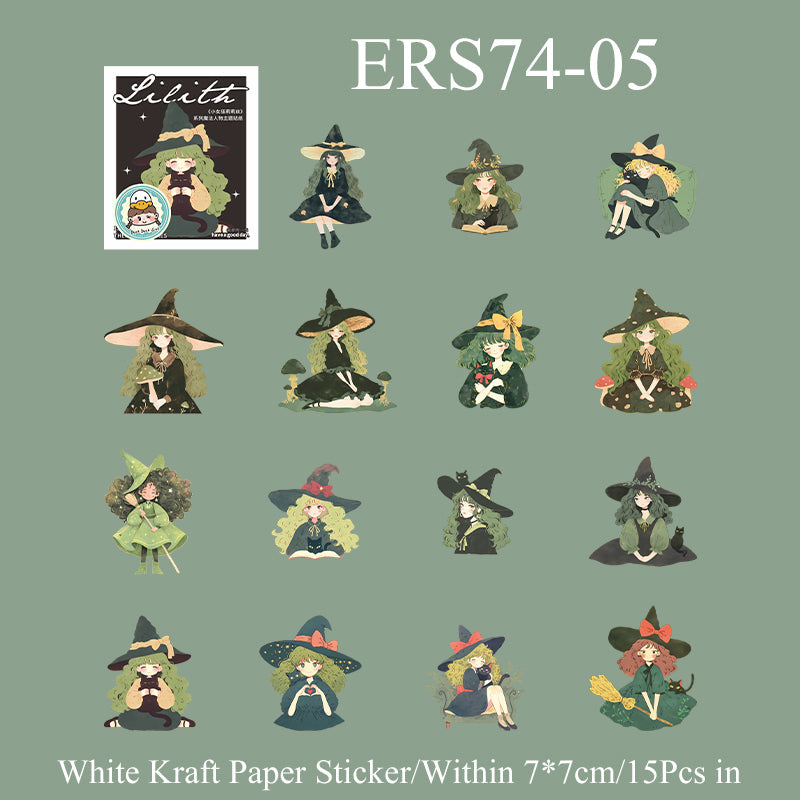 Lilith Firehawk Sticker The Little Witch Lilith Series Sticker
