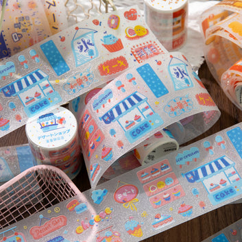 Shopping Party Series Die Cutting Pet Tape