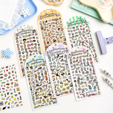 Colorful Little World Series sticker Sheets