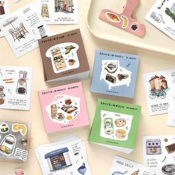 Soft Time Series Sticker Book