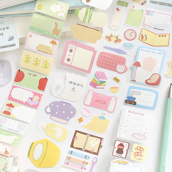 Doudoudi Life Diary Series Die Cutting Writing Paper Tape